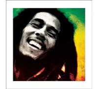 Pyramid International Impresión artística (40 x 40 cm), diseño de Bob Marley, Papel, Multicolor, 45 x 76 x 1.3 cm