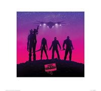 Pyramid International Impresión artística de Guardianes de la Galaxia (IMAX) 40 x 40 cm, Papel Multicolor, 40 x 40 x 1,3 cm