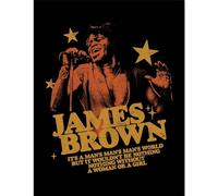 Pyramid International Impresión de coleccionista de James Brown (mundo del hombre) (enmarcada)