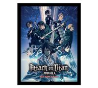 Pyramid International Impresión enmarcada de Attack on Titan (30 x 40 cm), diseño de equipo de ataque