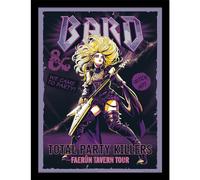 Pyramid International Impresión enmarcada de coleccionista de Dungeons & Dragons (Bard Comic), 30 cm x 40 cm, tamaño único