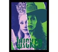 Pyramid International Impresión oficial de coleccionista de Wicked 2 - (Rip) | Arte decorativo premium para amantes del teatro y coleccionistas | Póster enmarcado de 30 cm x 40 cm