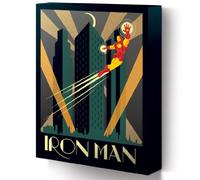 Pyramid International Impresión sobre lienzo Marvel Deco Iron Man, algodón, multicolor, 1,80 x 30,00 x 40,00 cm