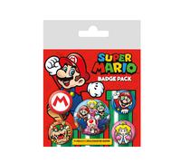 Pyramid International Insignia de Super Mario multicolor 10 x 12,5 x 1,3 cm BP80440