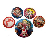 Pyramid International - Insignia de Super Mario, multicolor, 10 x 12,5 x 1,3 cm, BP80440