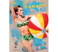 Pyramid International James Paterson Pin-up Parade - Lienzo Decorativo (60 x 80 cm, 60 x 80 cm), Multicolor