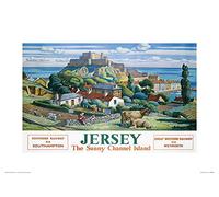 Pyramid International Jersey-Mounted impresión Memorabilia 30 x 40 cm, Papel, Multicolor, 30 x 40 x 1,3 cm