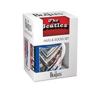 Pyramid International Juego taza y calcetines The Beatles - Acogedores, taza microondas, rojo y azul