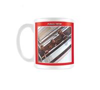 Pyramid International Juego de taza y calcetines de The Beatles (rojo y azul) - Diseño divertido de los Beatles, incluye calcetines acogedores a juego, duraderos y aptos para microondas, taza de 312