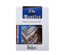 Pyramid international juego de taza y calcetines de the beatles (rojo
