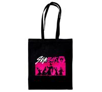 Pyramid International K-POP DEMON HUNTERS (SAJA BOYS) BLACK TOTE BAG - Reusable Eco-Friendly Tote Bag for Shopping, Work, or Everyday Use