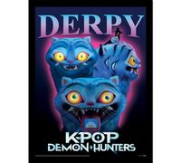 Pyramid International -Kpop Demon Hunter - Póster enmarcado 30 x 40 cm - Derpy