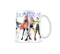 Pyramid International Kpop Demon Hunters Huntrix - Taza de café de cerámica de 325 ml, bonito regalo de anime para niños y fanáticos, apta para lavavajillas y microondas, regalo coleccionable de anime