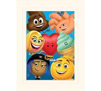 Pyramid International - Lámina enmarcada, diseño del Emoji película (Personajes) - de el Hobbit Memorabilia 30 x 40 cm, Papel, Multicolor, 30 x 40 x 1,3 cm