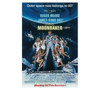 Pyramid International - Lienzo (60 x 80 cm), diseño de Cartel de Moonraker Canvas de James Bond