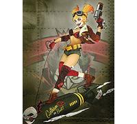 Pyramid International Lienzo Impreso Harley Quinn Missile, Multicolor, 0.96 x 60 x 3 cm