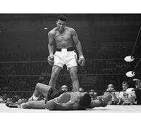 Pyramid International Lienzo Impreso Muhammad Ali vs Liston Landscape-Corbis, Algodón, 85 x 120 x 1.3 cm