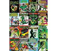 Pyramid International Linternas Verdes cómics Cubiertas Montage Lienzo, Multicolor, 0.96 x 60 x 3 cm