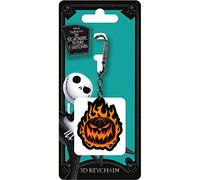 Pyramid International Llavero con diseño de calabaza llameante con clip, gran regalo de Pesadilla antes de Navidad, producto oficial