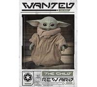 Pyramid International Lobcede.be Star Wars - Póster de The Mandalorian (61 x 91 cm), diseño de Wanted The Child