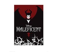 Pyramid International Maléfica (alas) - Lámina Decorativa (60 x 80 cm, Papel, Multicolor, 60 x 80 x 1,3 cm