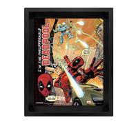 Pyramid International - Marco de Deadpool - Efecto 3D - 25 x 20 cm - Licencia oficial