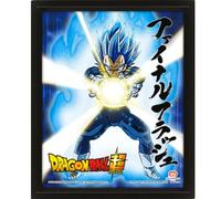 Póster lenticular Pyramid Dragon Ball efecto 3D oficial 23,5x28,5 cm enmarcado negro