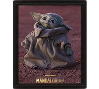 Pyramid International - Marco de The Mandalorian - Grogu - Efecto 3D - 25 x 20 cm - Licencia oficial