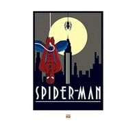 Pyramid International Marvel Deco (Spider-Man para Colgar) - Lámina Decorativa (60 x 80 cm, Papel, Multicolor, 60 x 80 x 1,3 cm