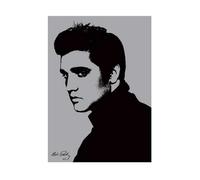 Pyramid International metálico con diseño de Elvis Presley Art, Papel, Multicolor, 60 x 80 x 1,3 cm