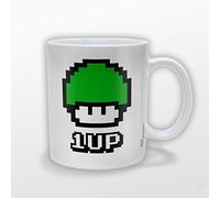 Pyramid International MG22126 - Taza (cerámica), diseño de Seta de Super Mario con Texto 1Up - Taza Up Super Mario