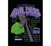 Pyramid International Minecraft (Builders) - Lienzo decorativo para salas de juegos, 76 x 101 cm, arte decorativo para pared, celebrando a los constructores de Minecraft, inspirando creatividad