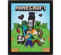 Pyramid International MINECRAFT (personajes) 3D LENTICULAR (enmarcado)