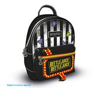 Pyramid international mochila de moda beetlejuice, white, talla única