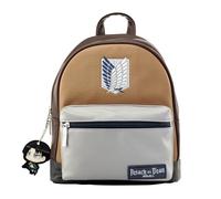 Pyramid International Mochila de moda de una pieza (LUFFY), piel sintética de lujo, forro único, accesorio de cremallera a juego, bolsillos interiores y exteriores, duradera y ligera, imprescindible