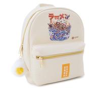 Pyramid International Mochila Ilustrata (Dark Ramen - Diseño Beige - Mochila de alta calidad con 2 bolsillos frontales con cremallera, 2 compartimentos interiores, altura 44 cm x ancho 18 cm), beige,