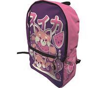 Pyramid International Mochila Ilustrata Unisex, Morado, Rosa, Blanco.