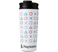 Pyramid International – Taza de viaje de metal – Playstation (Formas) – Menaje infantil