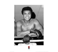 Pyramid International Muhammad Ali (Sonrisa) - Lámina Decorativa (60 x 80 cm, Papel, Multicolor, 60 x 80 x 1,3 cm