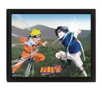 Póster lenticular Pyramid Naruto Shippuden 3D 23,5x28,5 cm enmarcado oficial