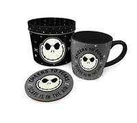 Pyramid International Nightmare Before Christmas - Jarra y coaster de regalo de estaño oficial