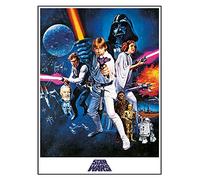 Pyramid International Nueva Esperanza una Hoja Impresión en Lienzo Star Wars Episodio IV A New Hope One Sheet, Algodón, Multicolor, 1.80 x 30.00 x 40.00 cm