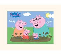 Pyramid International (Pig Familia Peppa Pig Muddy Puddle - de el Hobbit Memorabilia 30 x 40 cm, Papel, Multicolor, 30 x 40 x 1,3 cm