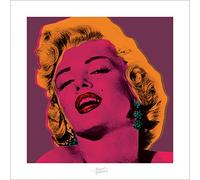 Pyramid International Pop Marilyn Monroe Arte impresión, Papel, Multicolor, 40 x 40 x 1,3 cm