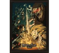 Pyramid International - Póster Attack on Titan Temporada 4 - Lenticular 3D, marco negro - Oficial