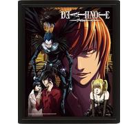 Pyramid International Póster de Death Note en 3D (Connected by Fate Design) Lenticular 3D para pared y pósteres en marco de fotos negro, 25 cm x 20 cm x 1,5 cm, producto oficial