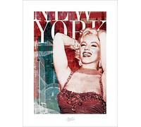 Pyramid International - Póster de Marilyn Monroe (Nueva York) - Póster (60 x 80 cm, Papel, Multicolor, 60 x 80 x 1,3 cm
