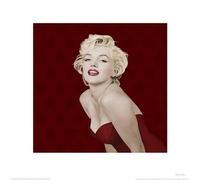Pyramid International - Póster de Marilyn Monroe (Star) - Art Print (40 x 40 cm, Papel, Multicolor, 40 x 40 x 1,3 cm