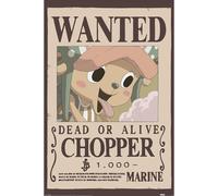 Pyramid International Póster de One Piece (Wanted Chopper) de alta calidad, 90 x 60 cm, producto oficial