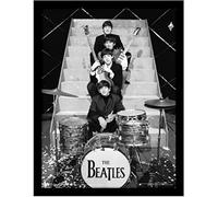 Pyramid International Póster de The Beatles con marco (30 x 40 cm), diseño de sesión fotográfica